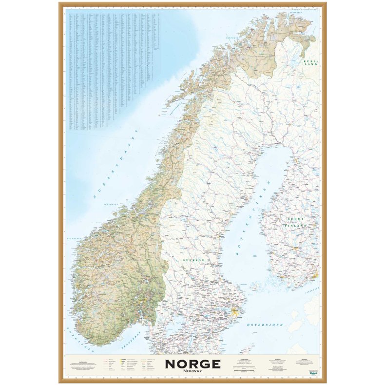 Norgeskart A0
